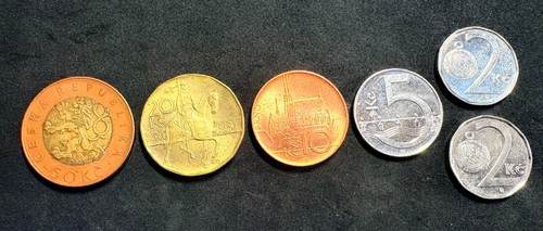 Tschechisches münzkonvolut - tschechisches, 6