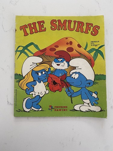1982 panini the smurfs near - the,