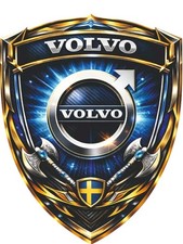 Volvo Aufkleber 2 X 72mm X