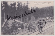 Ak Hilchenbach, Vormwald, Eisenbahn Unfall, Siegen, Siegerland, Bahnhof