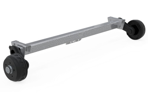 Knott gebremste achse 1350 - knott, kg