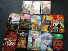 Buchpaket mit 13 überwiegend historischen Romanen Frauenromane