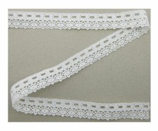Baumwoll spitze, 23mm breit, weiß, Spitze, nähen, Meterware, 1 Meter