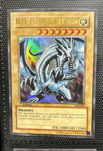 Blue eyes white dragon ske - white,