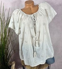 Luftige sommer bluse carmen - luftige,