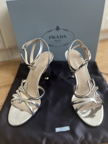 Prada sandale damen silber - sandale,