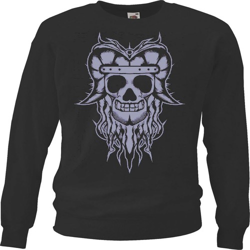 Sweatshirt vintage skull - vintage,