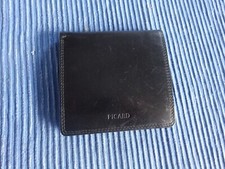 PICARD Damen Geldbörse Portemonnaie + schwarz aus Leder + gebraucht (KWP)