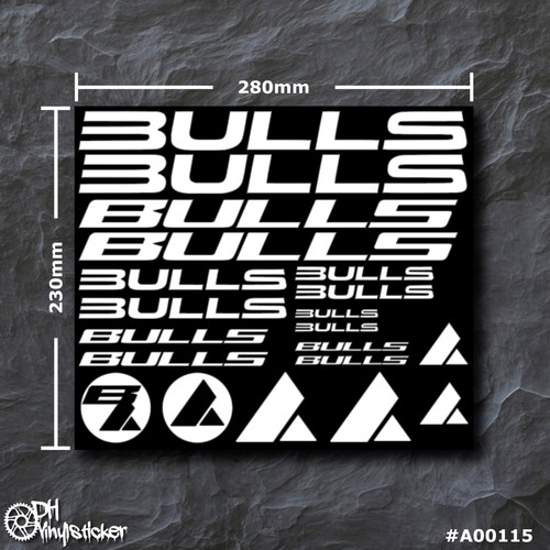 Bulls sticker weiß - sticker,