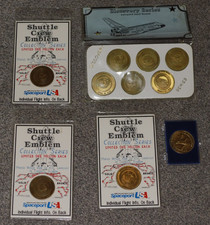 10x Raumfahrt/Weltraum/ 6x NASA COIN Space Shuttle DISCOVERY, STS 51L/55/61A/100