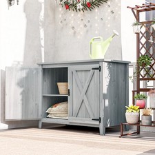 Outsunny gartenschrank holz - outsunny,