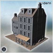 Tabletop Gelände Gebäude WW2