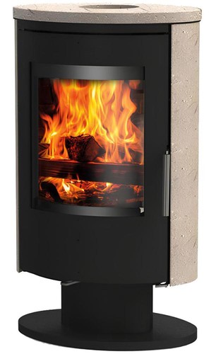Ember kaminofen e16 drehbar - kaminofen,