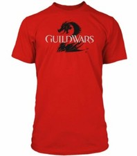 T-Shirt Guild Wars 2 - Logo auf rot, S
