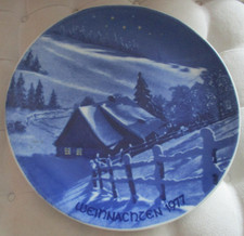 Wandteller, "Weihnachten 1977"