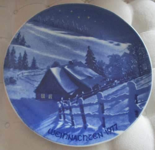 Wandteller weihnachten 1977 - wandteller,, 1977"