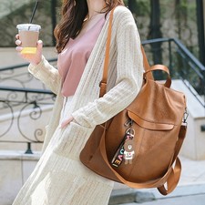 Freizeit Damen Leder Rucksack