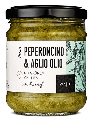 Peperoncino aglio olio grüne - olio,