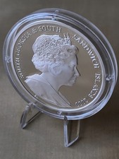 Süd Georgien, 2 Pfund, 2000, 225. Jahrestag - Besitz durch Cook, Silber 925, PP