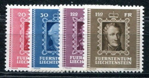 Liechtenstein 1942 207 210 - liechtenstein,