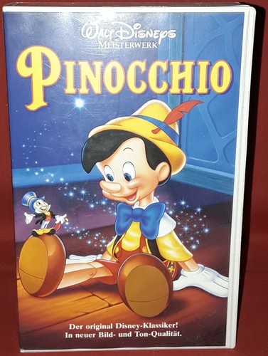 Walt disneys pinocchio vhs - -,