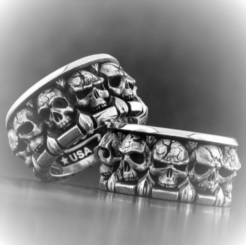 Schädel ring skull - schädel, ring,