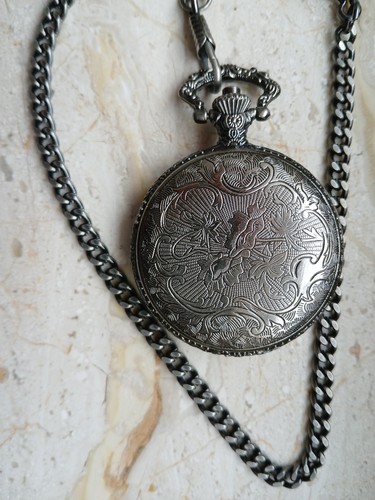 Taschenuhr ruhla edelstahl - taschenuhr,