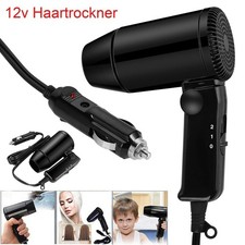 Reisefön Haartrockner 12V Auto Heißluft Fön&Defroster KFZ Heiß Kalt Camping Fön