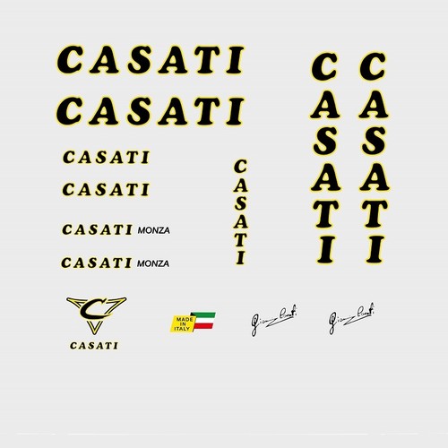 Casati monza bicycle - casati, decals