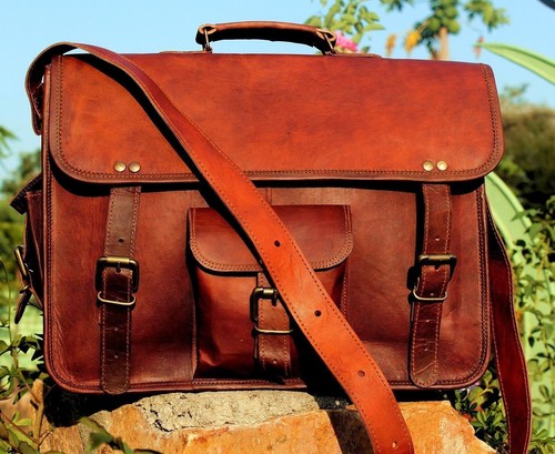 Vintage-Laptop-Kuriertasche