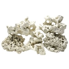 AquaOne Aquarium Natursteine Sansibar Rock Lochgestein Kiste 10 kg Mix Gr. M-L