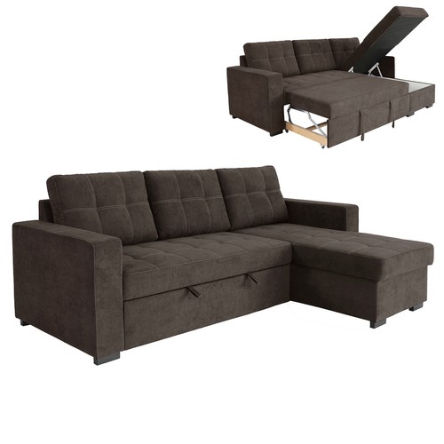 Ecksofa khaki - ecksofa,