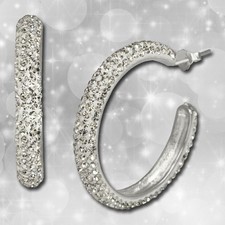 Ohrstecker weiß Glamour Swarovski Elements Silber Ohrringe SilberDream GSO212W