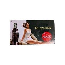 Coca cola blechschild vintage - coca-cola,