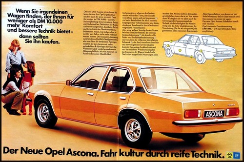 Opel ascona originale - opel,