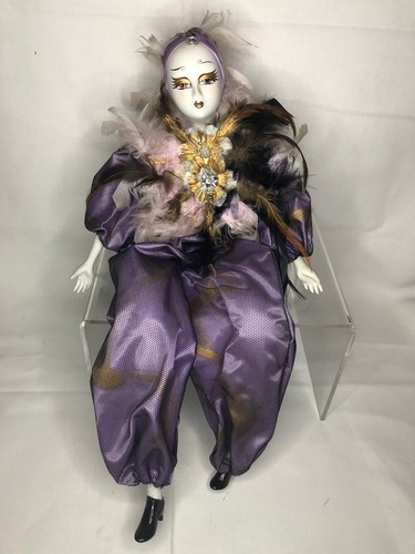 Harlequin pierrot porzellan - harlequin,