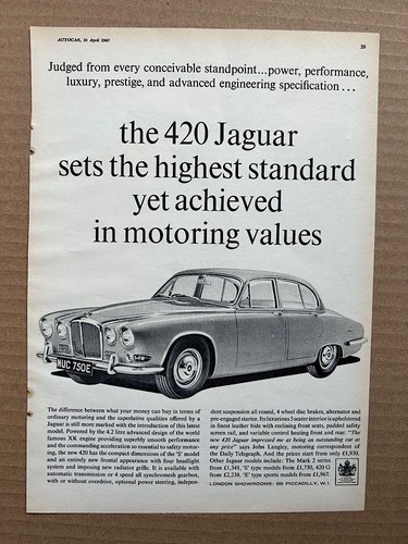 Jaguar 420g memorabilia - jaguar,