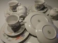 Hochwertiges Geschirr Kaffeeservice Ostfriesenrose Schirnding. Restbestand.