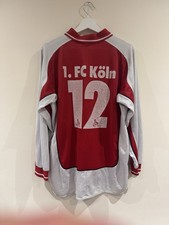 Vintage Player Issued Fc Köln 2002 - 03 L/S Home Original Football Shirt