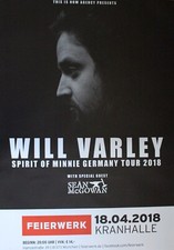 Will Varley - Tourposter/Tourplakat 2018- Kranhalle München