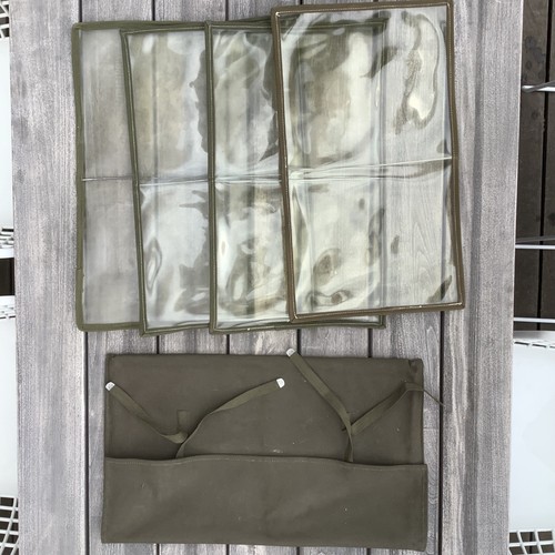 Gefechtszelt-Fensterscheiben