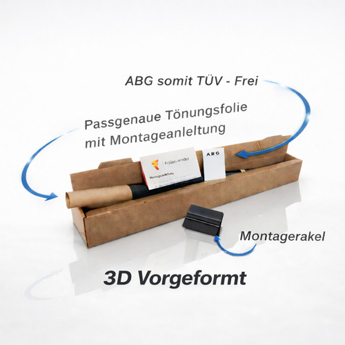 Vorgeformte tönungsfolie - 3d,