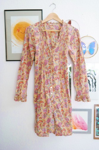 Paisley tunika kleid hippie - tunika,