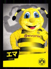 Emma Maskottchen Autogrammkarte Borussia Dortmund 2017-18 China Kart+A 169437 OU