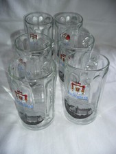 Sechs schöne Biergläser Brauerei Fürstenberg m.Wappen+Schloss Fürstenberg-0,25 l