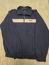 Fila vintage track jacket - fila, navy