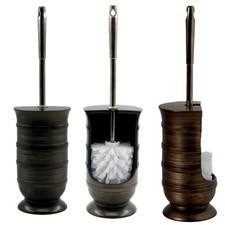 MSV WC Bürste Klobürste Toilettenbürste „Dakar“ Antik Retro Kupfer Garnitur