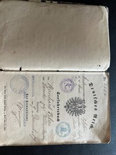 Seefahrtsbuch Deutsches Reich 1889–1901 | Matrose bis 1. Offizier 