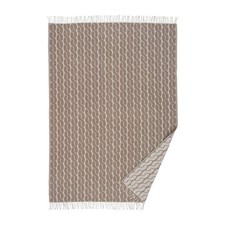 KLIPPAN "KNIT"  Wolldecke, Farbe Sand, 130 x 200 cm, aus 100% Lammwolle, gewebt