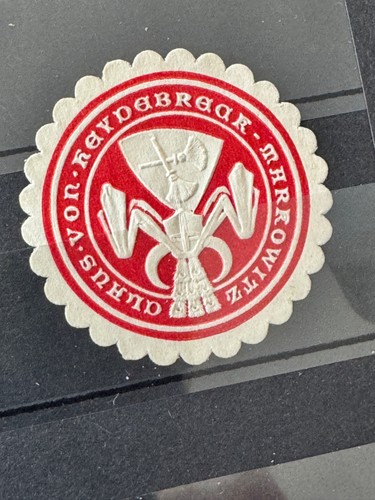Reklamemarke siegelmarke - reklamemarke,